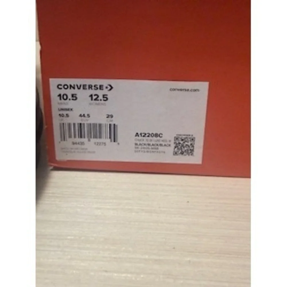 Converse Chuck 70 De Luxe Heel Hi Black Platform Buckle Boots A12208C - Picture 9 of 9